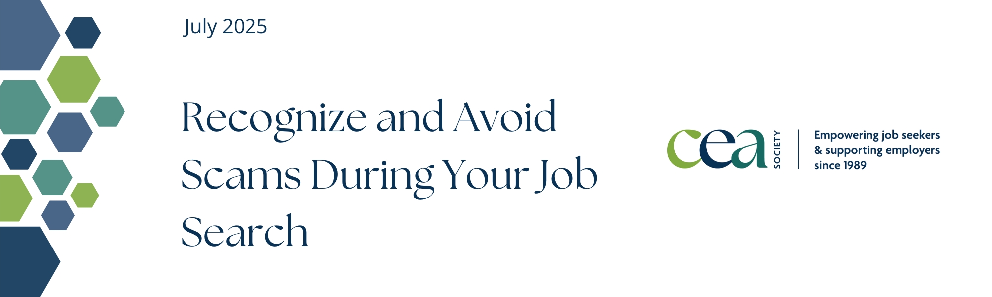 Recognize and Avoid Scams During your Job Search